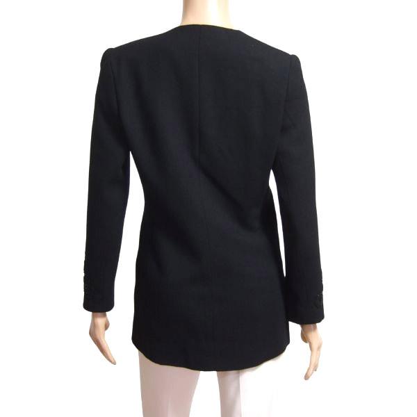 TALBOTS 美品/タルボット Talbots ノーカラージャケット 小さい TALBOTS 美品/タルボット Talbots ノーカラージャケット 小さい