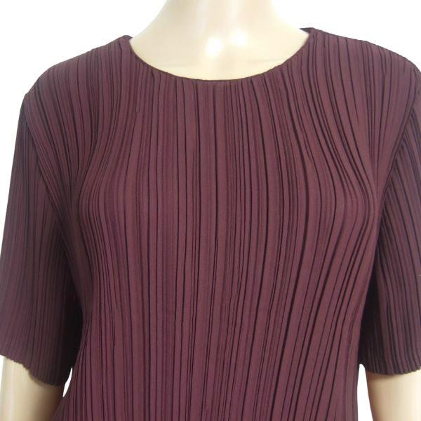 美品/アガサ AGASA レナウン カットソー プリーツ 大きいサイズ 表記