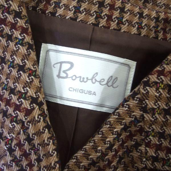 美品/ちぐさボーベル Bowbell テーラードジャケット 大きいサイズ 表記 