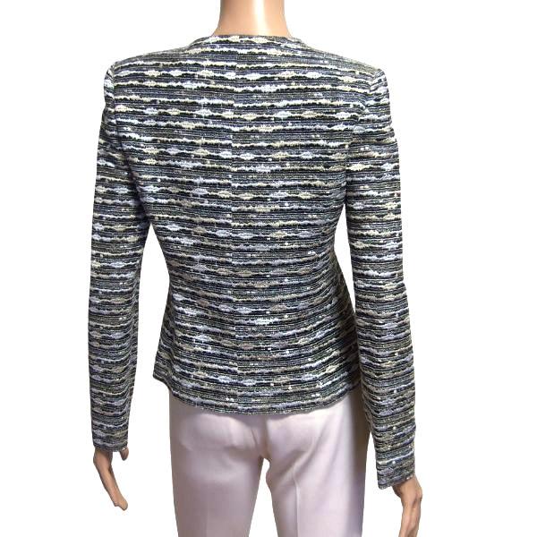 ❤︎ Igin Zibeline イギンジブリーヌ ノーカラーフォーマルジャケット V開きのデザインがシャープなジャケット イギン ジブリーヌ