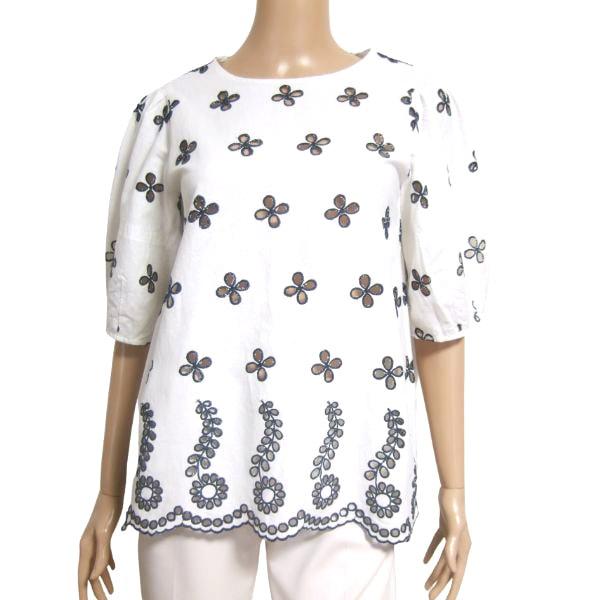 中古】超美品 DoCLASSE ドゥクラッセ 春夏 水玉 ペイズリー 柄 無地  