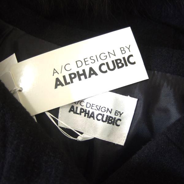 ALPHA CUBIC 新品/アルファキュービック ウールコート 表記 11号
