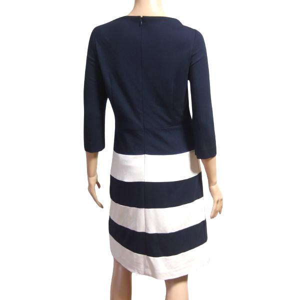 新品同様/ニューヨーカー NEW YORKER ワンピース 表記 9号 M 相当 紺  