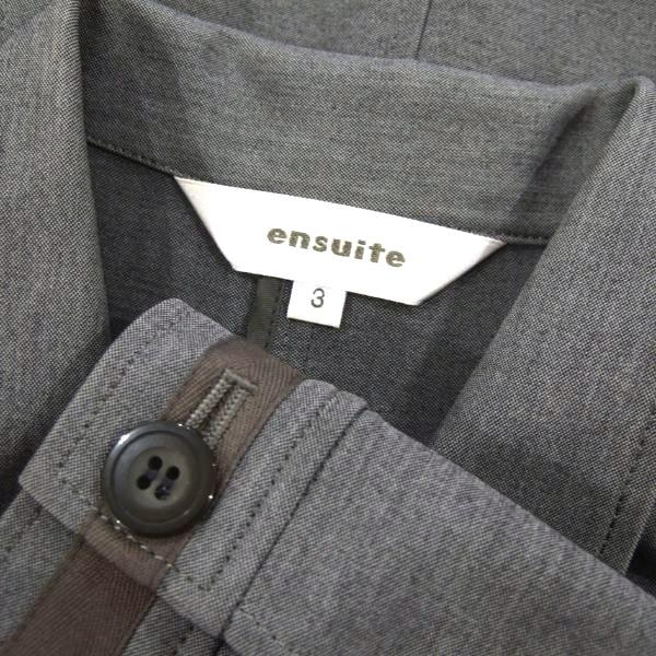ensuite 新品同様/エンスイート ジャケット 表記 3号 L 相当 グレー 