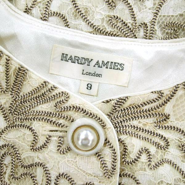 HARDY AMIES 美品/ハーディエイミス フォーマルジャケット 表記 9号 M 