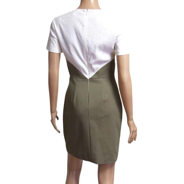 DIANE von FURSTENBERG/バイカラーウエストラップワンピース/ DIANE 
