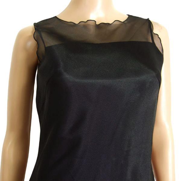 ADORE シアーレイヤードワンピース 38サイズ ブラック アドーア ADORE