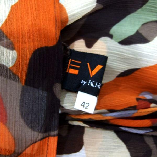 EVEX by KRIZIA ロングシャツ チュニック 長袖 茶 42 EVEX by KRIZIA】【42(L)】長袖 シャツ ブラウン - メルカリ