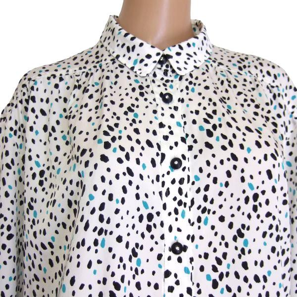 【定価4.2万】バイエイチ by H. *YACCO HAIRBALL SHIRT*2黒ブラックshirtブラウス林道雄(33-2409-598)【91J42】 定価4.2万】バイエイチ by H. *YACCO HAIRBALL SHIRT*2黒