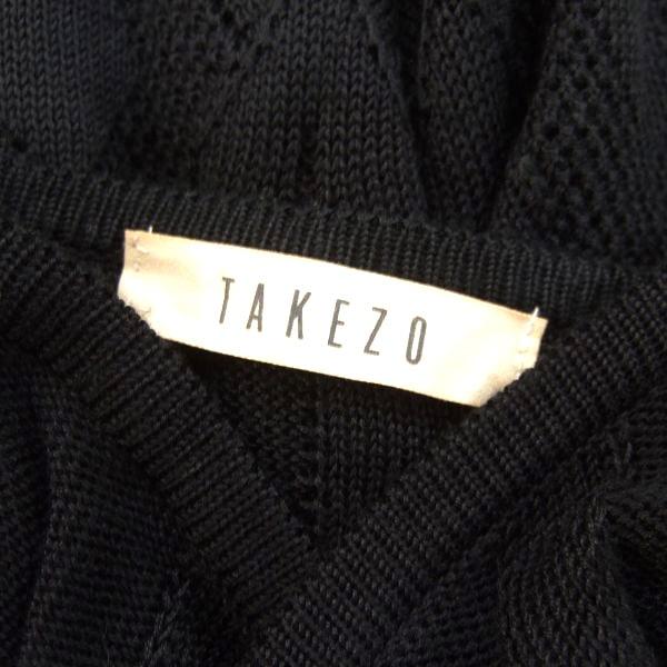 TAKEZO（タケゾー） 美品/タケゾー カーディガン 大きいサイズ 13号 LL 