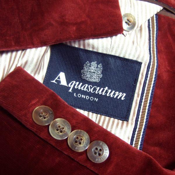 Aquascutum 新品同様/アクアスキュータム テーラードジャケット 11号 L  