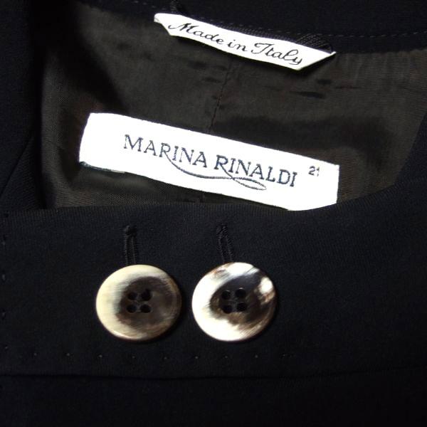 新品タグ付きマリナリナルディの紺レースジャケット　　元値 やく12万 MARINA RINALDI（マリナ リナルディ） 美品/マリナリナルディ