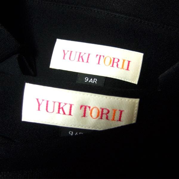 YUKI TORII 新品同様/ユキトリイ イギン ブラックフォーマル YUKI TORII 新品同様/ユキトリイ イギン ブラックフォーマル