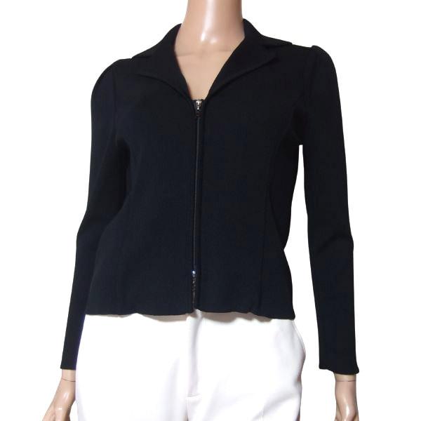 【美品】Rene ルネ アルパカ混 ツイード調 カーディガン 36 黒ジャケット IMG_1316.JPG?t=20250308150324