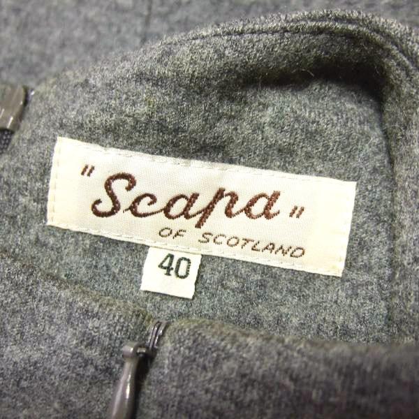 SCAPA 美品/スキャパ ワンピース 表記 40号 11号 L 相当 古着