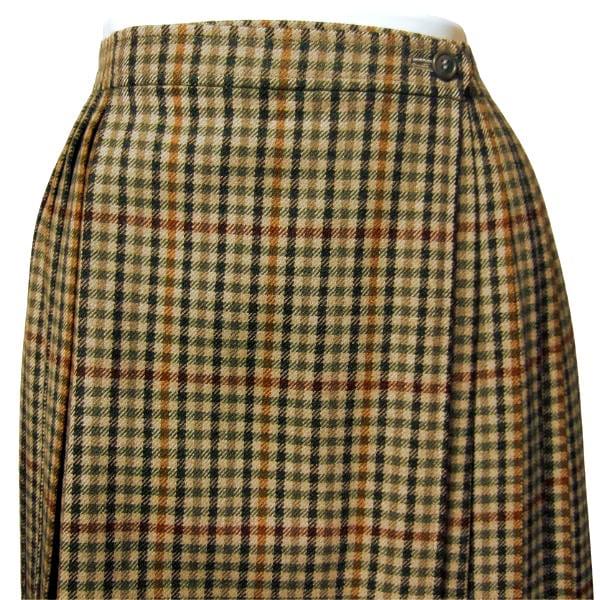【美品】バーバリー ラップ スカート 春夏 プリーツ 150 BURBERRY（バーバリー） 美品/バーバリー ラップスカート プリーツ