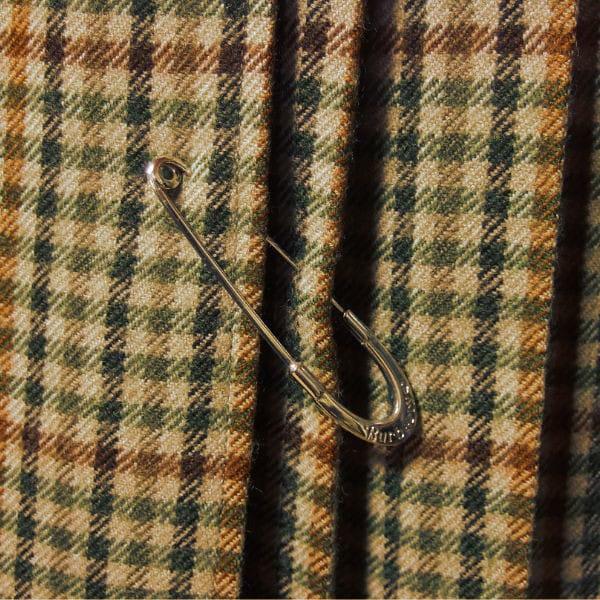 【美品】バーバリー ラップ スカート 春夏 プリーツ 150 BURBERRY（バーバリー） 美品/バーバリー ラップスカート プリーツ