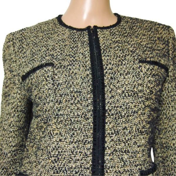 【超美品】miss ashida ミスアシダ フォーマル ノーカラージャケット miss ashida（ミスアシダ） 美品/ミスアシダ ノーカラージャケット