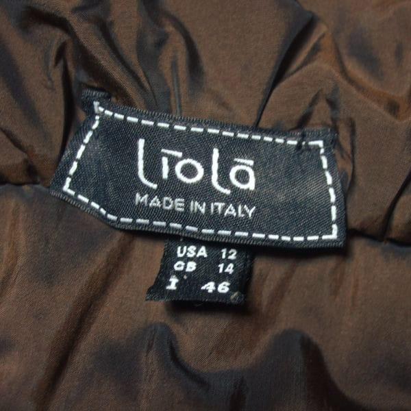美品/リオラ LioLa 中わたコート イタリア製 大きいサイズ 表記 I46号 