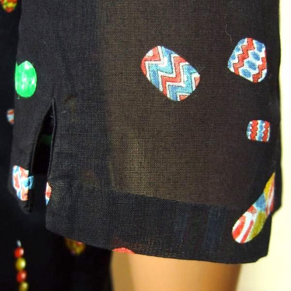 LEONARD FASHION 美品/レオナール ワンピース 表記 М 9号 相当 古着 黒