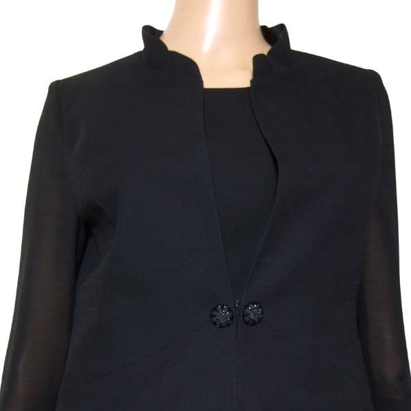 【極美品】アクアスキュータム　フォーマル　セットアップ　ワンピース　黒　ブラック Aquascutum（アクアスキュータム） 美品/アクアスキュータム ブラック