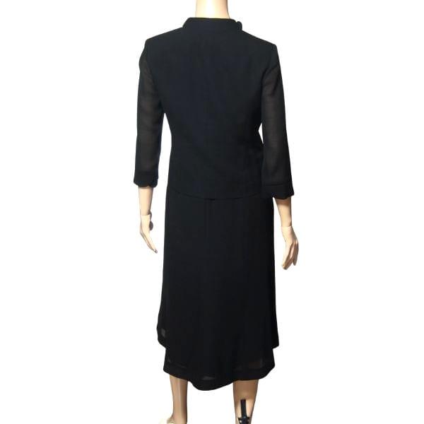 【極美品】アクアスキュータム　フォーマル　セットアップ　ワンピース　黒　ブラック Aquascutum（アクアスキュータム） 美品/アクアスキュータム ブラック