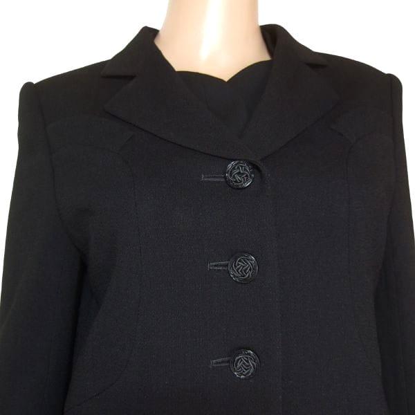 新品/ハーディエイミス HARDY AMIES ブラックフォーマルスカートスーツ