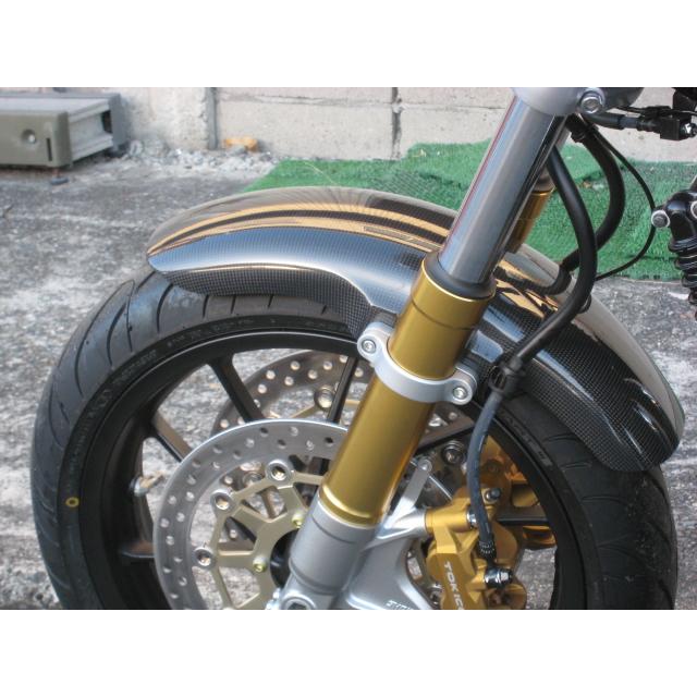 CB1100RS（SC65）カスタムフロントフェンダー（綾織カーボン仕様