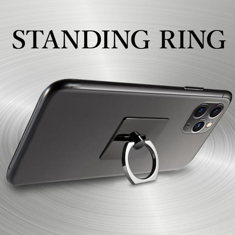 在庫限り】 スマホリング 透明 クリア バンカーリング スタンド スマホ 