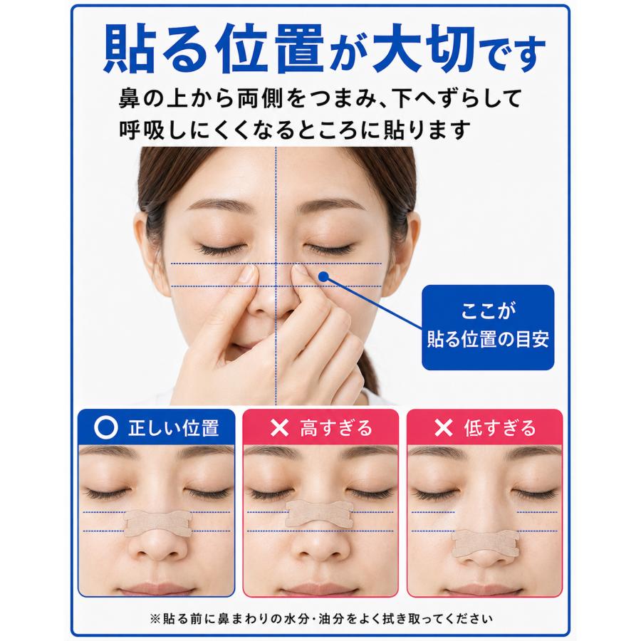 シン・ノーズケア 鼻孔拡張テープ レギュラー 150枚 日本製 いびき軽減