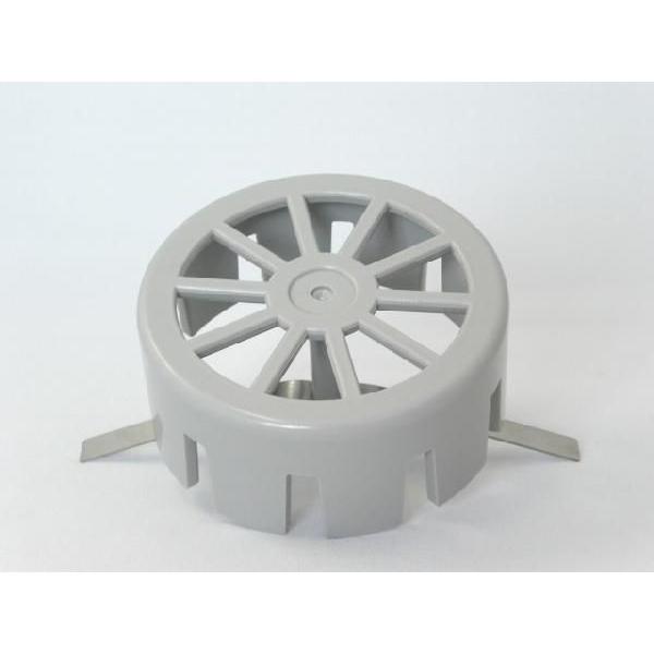 ベランダドレン排水キャップ タテ用　ドレンホルダー　シャイングレー　FRP防水工事用 | 