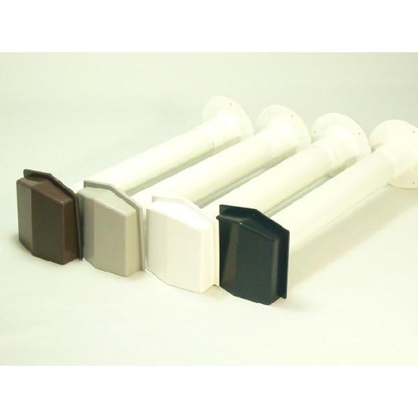 オーバーフロー外壁キャップ・ブラック　FRP防水ベランダドレン |  | 02