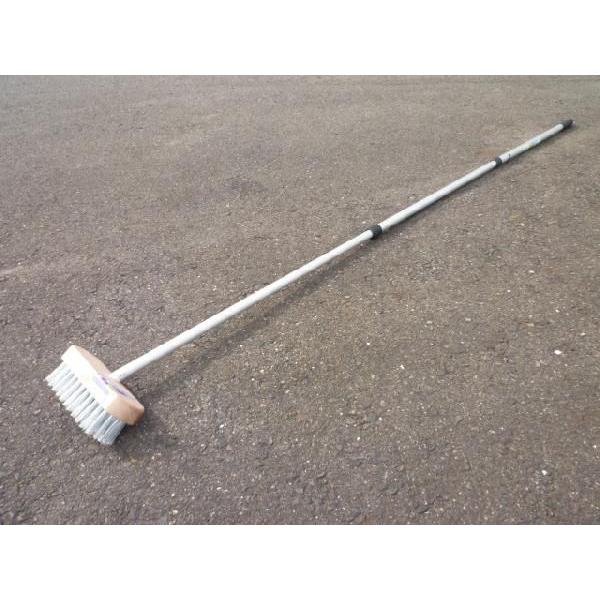 強力 長尺 ワイヤーデッキブラシ２ｍ用継ぎ柄 ブラシセット品 アルミ継ぎ柄 ワイヤーデッキブラシ Db1 Frp素材屋さん 通販 Yahoo ショッピング