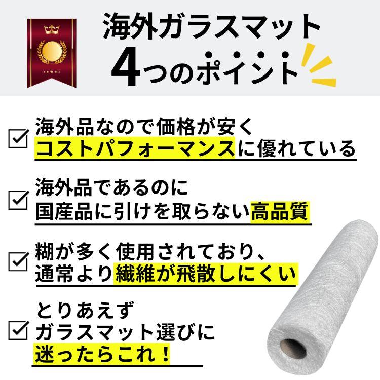 おすすめNo1!【FRP防水用ガラスマット 両耳ほぐし(#380) 1kg】104cm