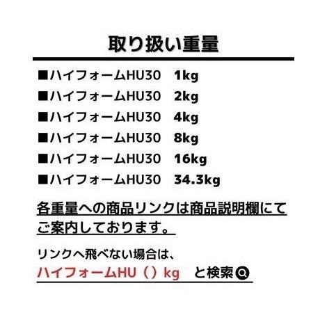 【硬質発泡ウレタン】【2kgセット】30倍発泡　2液タイプ【フレンズ　ハイフォームHU30】型制作・断熱・剛性アップ・吸音DIY工作などに