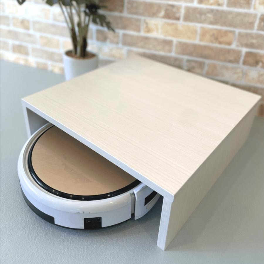 ルンバのお家 お掃除ロボット 収納 基地 ホワイトハート グレイエム