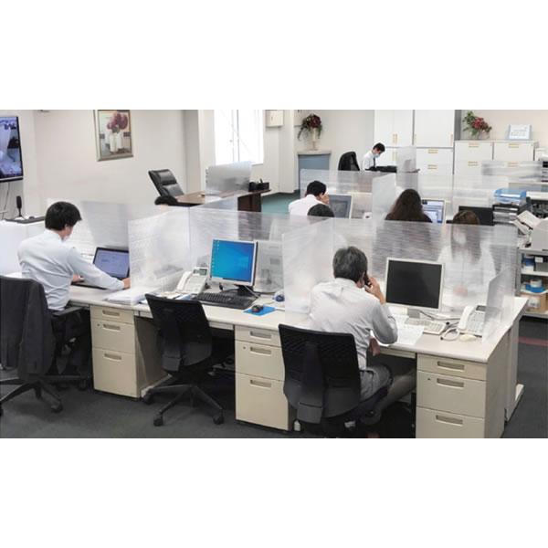 飛沫防止ドゥ・ウォール10枚セット　DW1-0765C（差し込みタイプ・クリア）　日本製 |  | 01