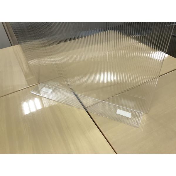 飛沫防止ドゥ・ウォール10枚セット　DW2-0750C（自立タイプ・L曲げ・クリア）　日本製 |  | 12