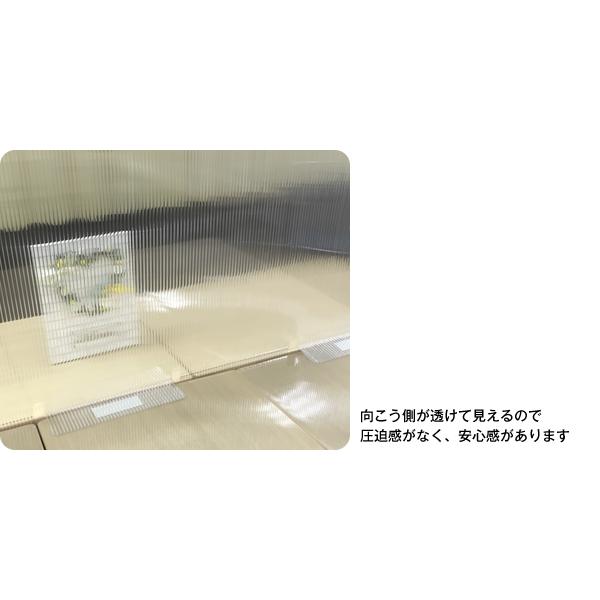 飛沫防止ドゥ・ウォール10枚セット　DW3-1260C（自立タイプ・逆T字曲げ・クリア）　日本製 |  | 07