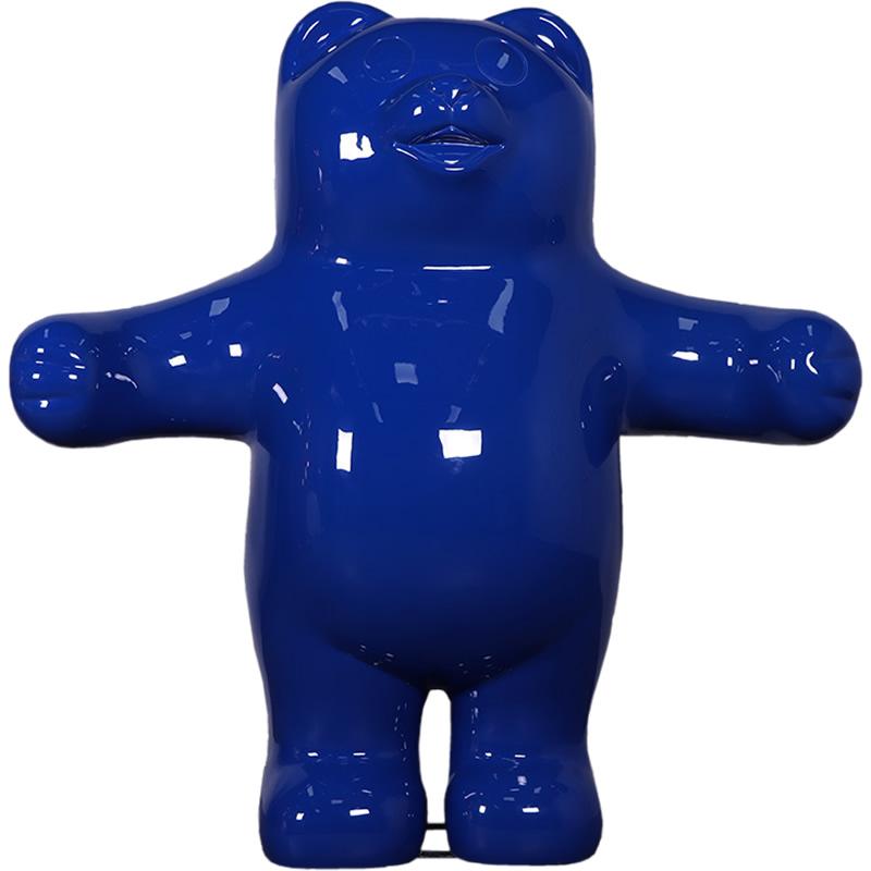 つるつるしたグミベア・ブルー FRPオブジェ |  | 01