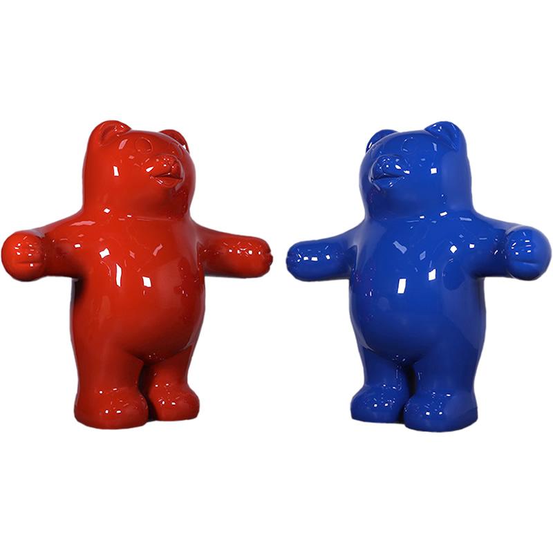 つるつるしたグミベア・ブルー FRPオブジェ |  | 05