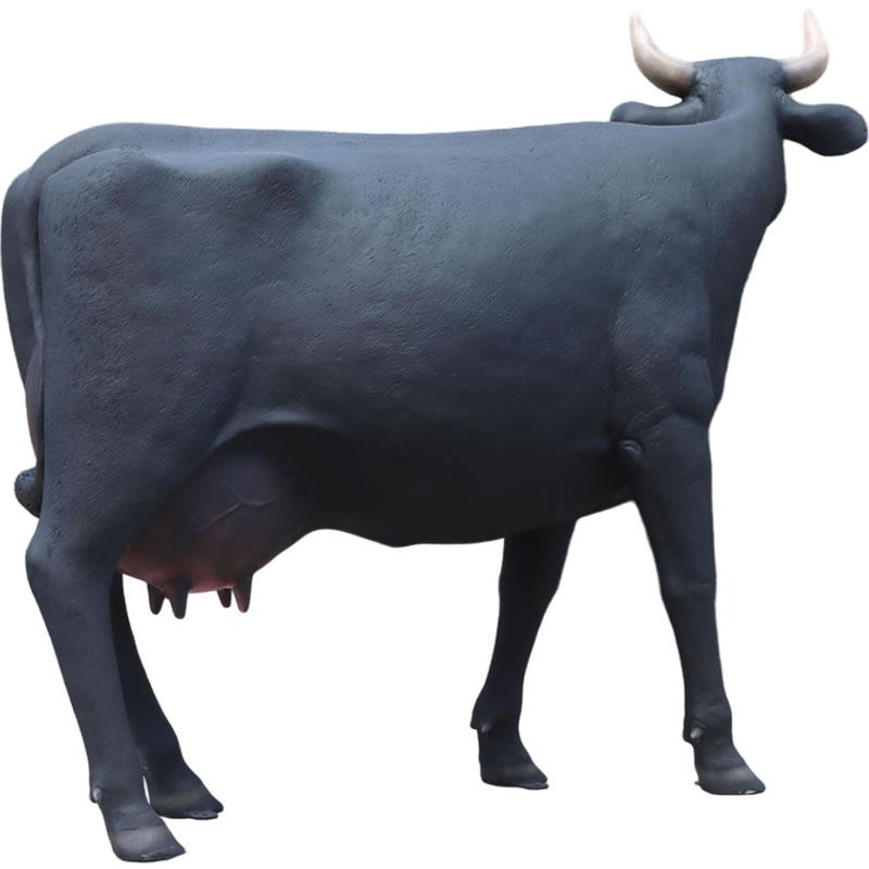 原寸大の黒毛牛 FRPアニマルオブジェ : 日本最大級のFRP造形物オブジェ