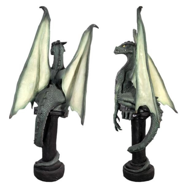 ドラゴン・213cm FRPアニマルオブジェ 立つドラゴン FRPアニマル