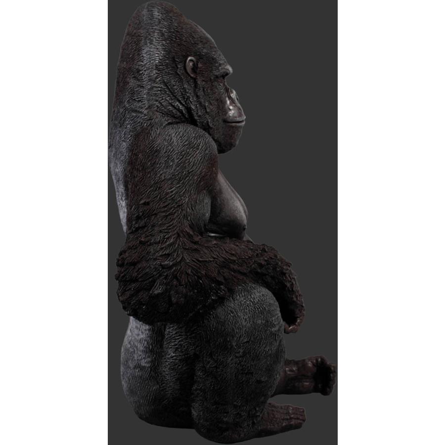 悠然たるゴリラ FRPアニマルオブジェ 即納可 : 日本最大級のFRP造形物