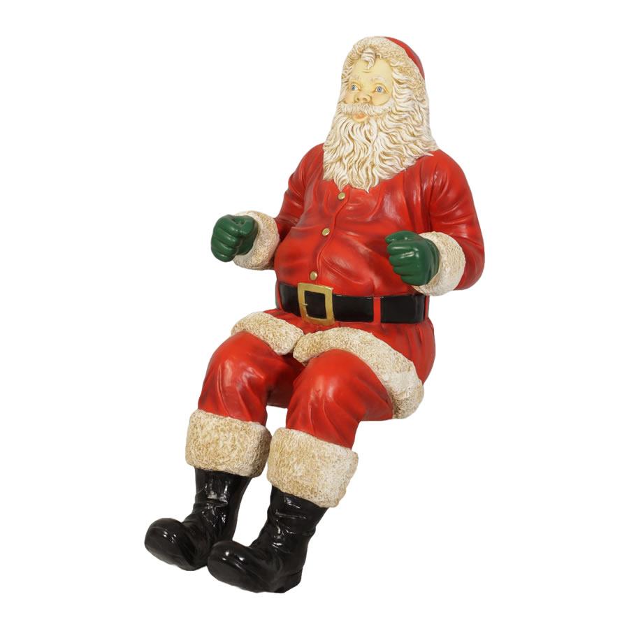 ソリに座るサンタ（ソリは別売） FRPクリスマスオブジェ : 日本最大級