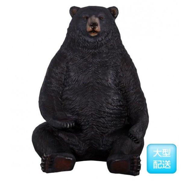 巨大な黒クマ FRPアニマルオブジェ｜frps｜02