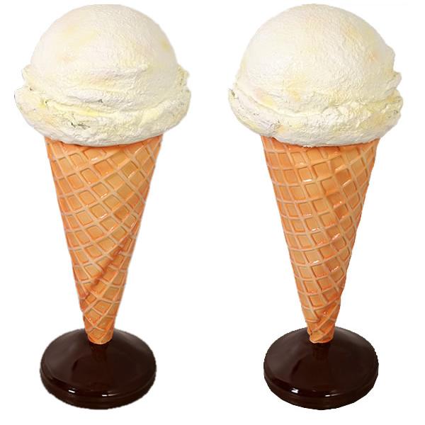 小さなアイスクリーム FRPオブジェ 即納可 |  | 01