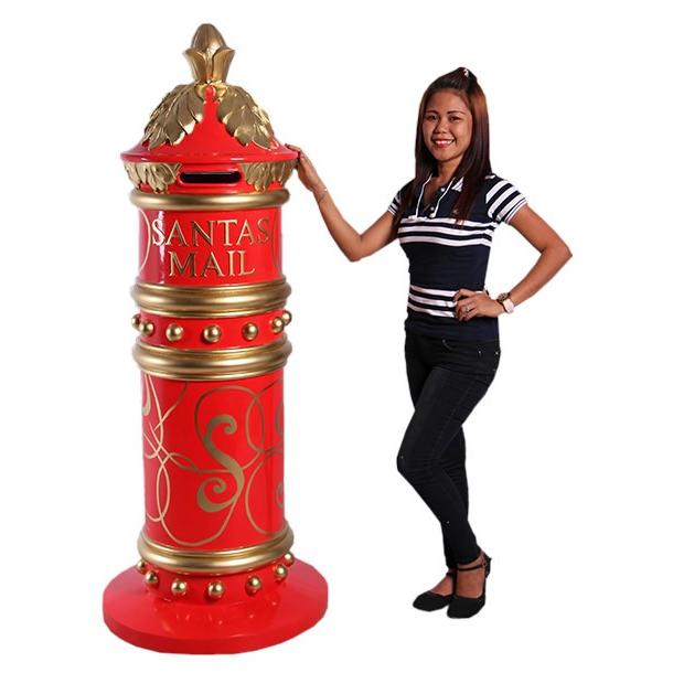 サンタの郵便ボックス FRPクリスマスオブジェ |  | 05