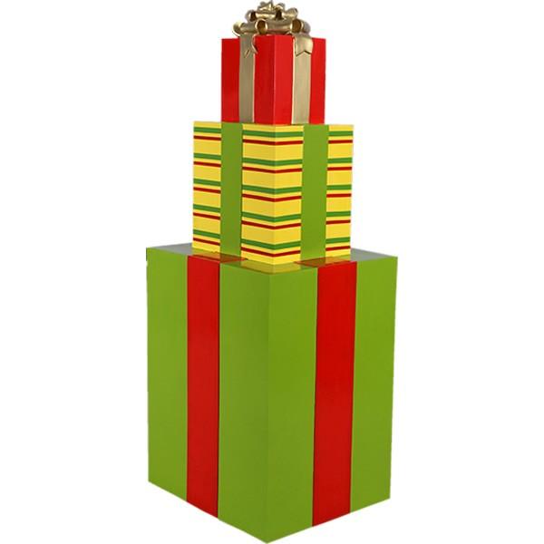 クリスマスボックス・3段 FRPオブジェ