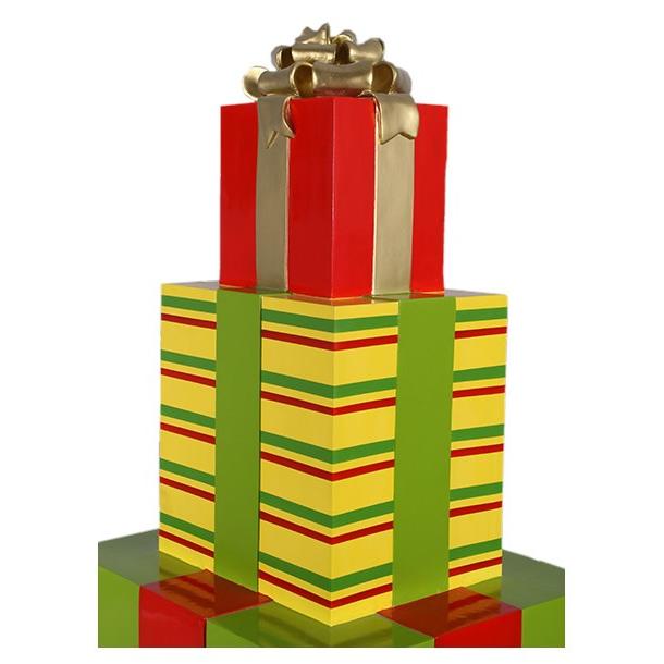 クリスマスボックス・3段 FRPオブジェ_3